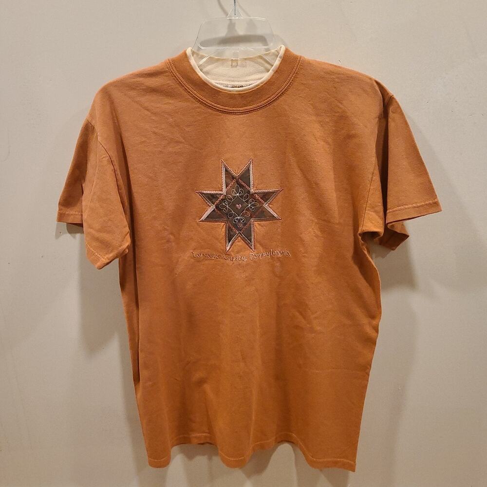 Cottagecore Amish Unisex Orange T-Shirt Lancaster Pennsylvania Top  Unbranded